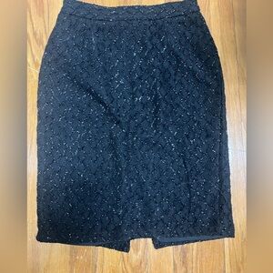 SHEIN sequin knee length skirt